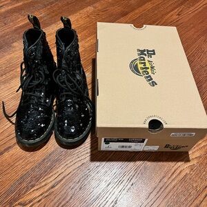 Dr. Martens boots with sequins